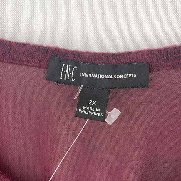 Internacional Concepts Ruffle Sleeves Blouse Size 2X - Picture 3 of 9